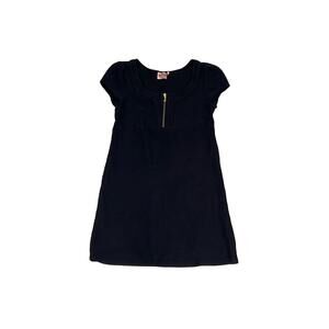 Juicy‎ Couture, Black 1/4 Zip Sweater Dress, Size M, KB188